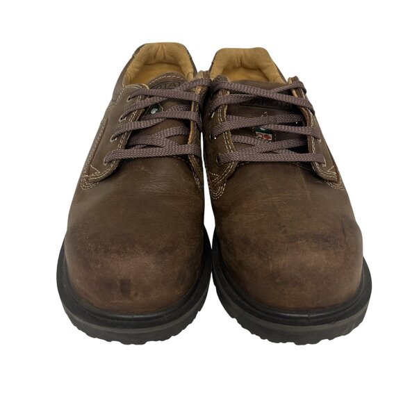 DAKOTA Men's Aluminum Toe Composite Plate Oxford Safety Shoes 1117QC Brown 12W - Picture 5 of 8